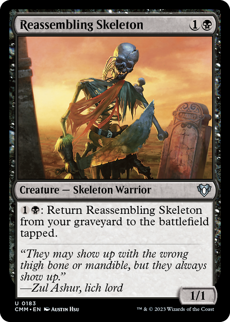 Reassembling Skeleton [Commander Masters] | Eastridge Sports Cards & Games