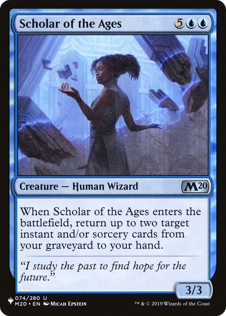 Scholar of the Ages [The List] | Eastridge Sports Cards & Games