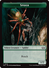 Insect (0012) // Spider Double-Sided Token [Duskmourn: House of Horror Commander Tokens] | Eastridge Sports Cards & Games