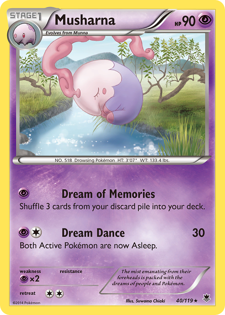 Musharna (40/119) [XY: Phantom Forces] | Eastridge Sports Cards & Games