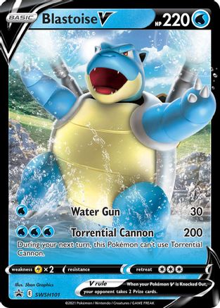 Blastoise V (SWSH101) [Sword & Shield: Black Star Promos] | Eastridge Sports Cards & Games