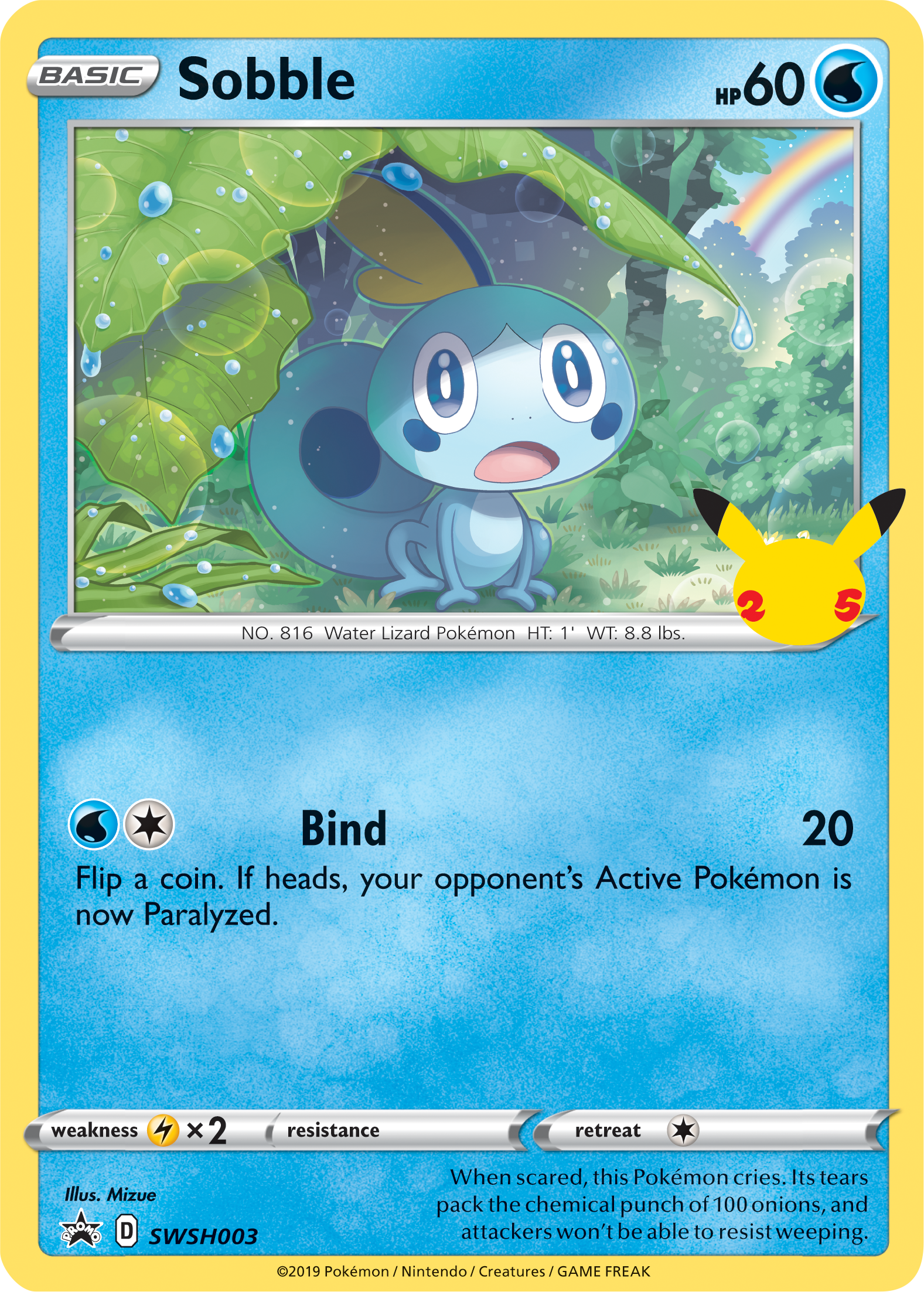 Sobble (SWSH003) (Jumbo Card) [First Partner Pack] | Eastridge Sports Cards & Games