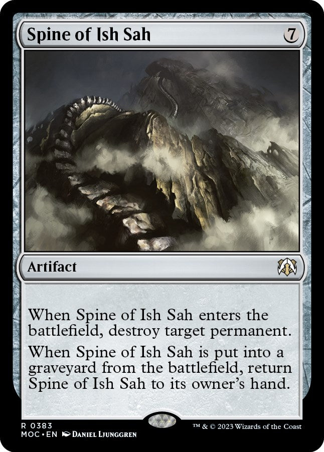 Spine of Ish Sah [March of the Machine Commander] | Eastridge Sports Cards & Games