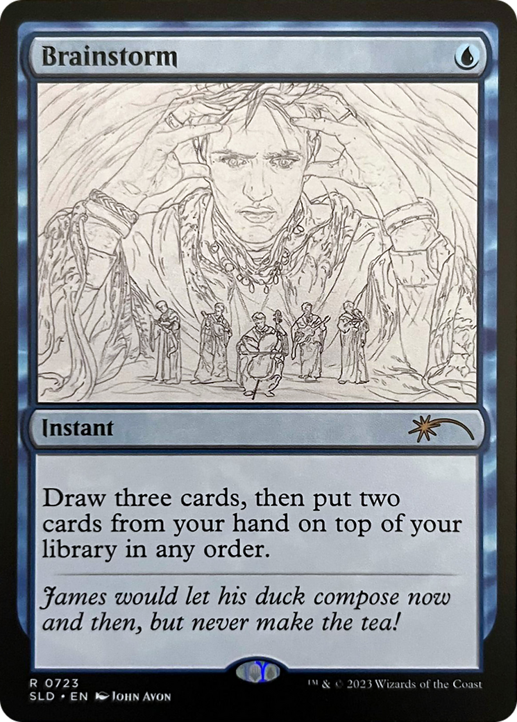 Brainstorm (0723) (Sketch Showcase) [Secret Lair Drop Series] | Eastridge Sports Cards & Games