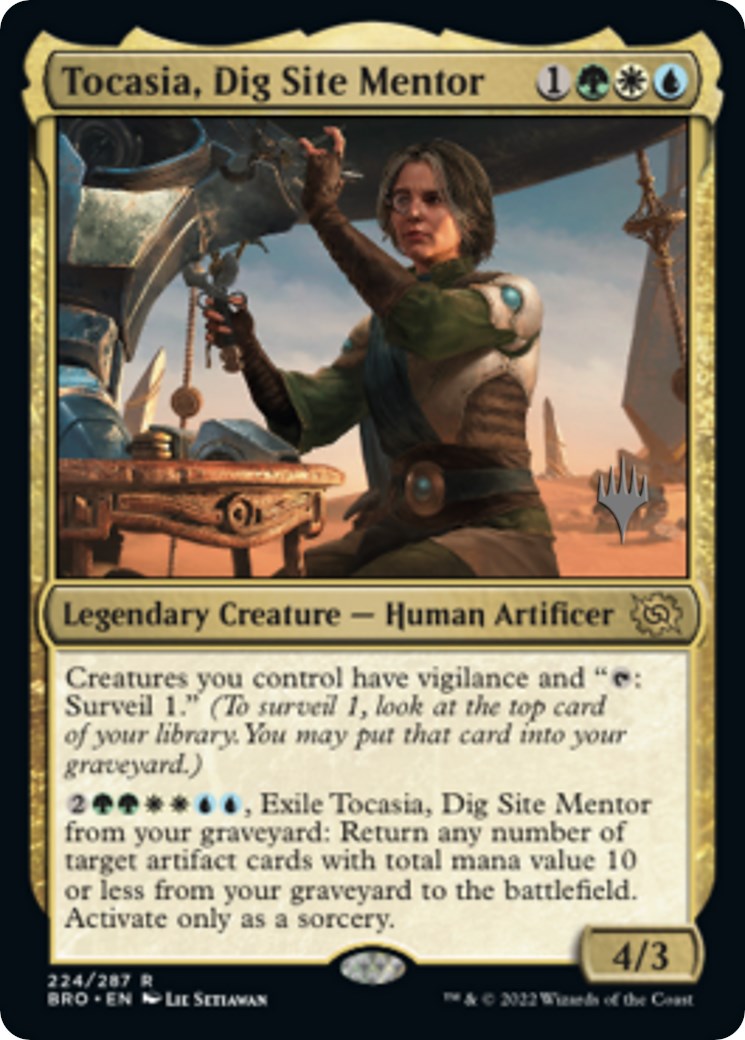 Tocasia, Dig Site Mentor (Promo Pack) [The Brothers' War Promos] | Eastridge Sports Cards & Games