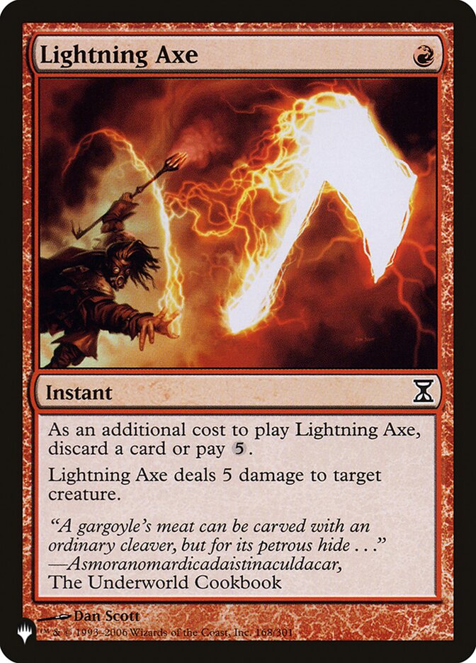 Lightning Axe [The List] | Eastridge Sports Cards & Games