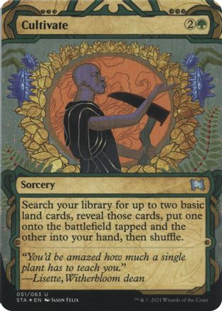 Cultivate (Etched Foil) [Strixhaven Mystical Archive]