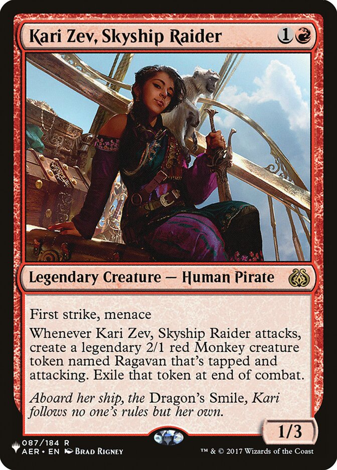 Kari Zev, Skyship Raider [The List] | Eastridge Sports Cards & Games