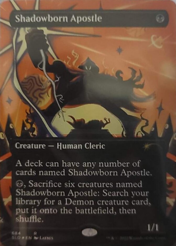 Shadowborn Apostle (Borderless) (684) [Secret Lair Drop Promos] | Eastridge Sports Cards & Games