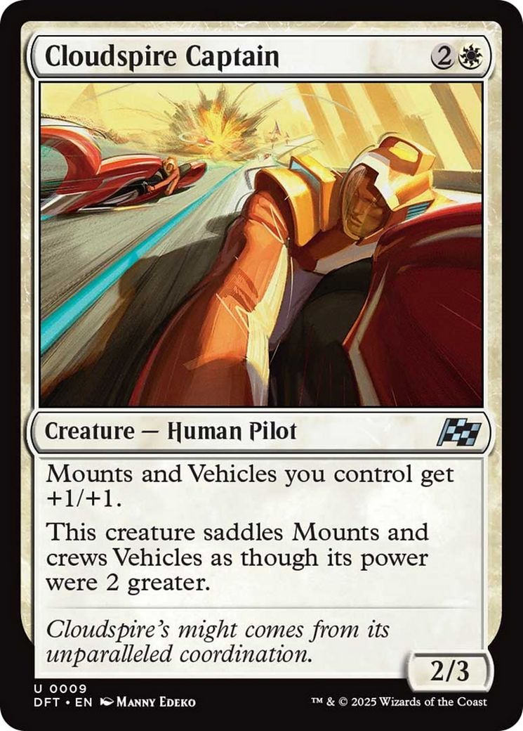 Cloudspire Captain [Aetherdrift] | Eastridge Sports Cards & Games