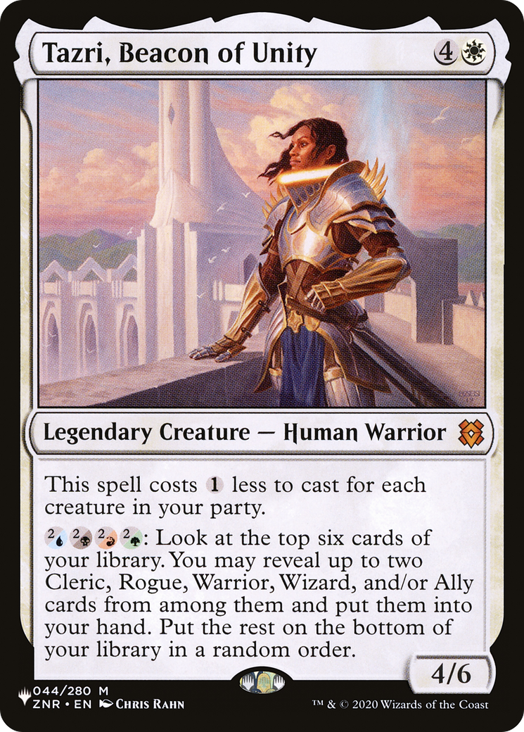Tazri, Beacon of Unity (ZNR) [The List] | Eastridge Sports Cards & Games