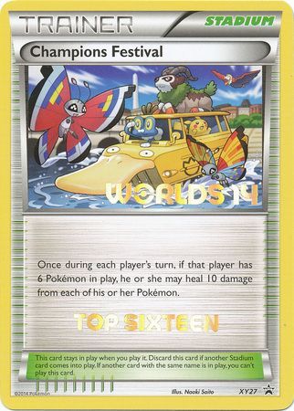 Champions Festival (XY27) (2014 Top Sixteen) [XY: Black Star Promos] | Eastridge Sports Cards & Games