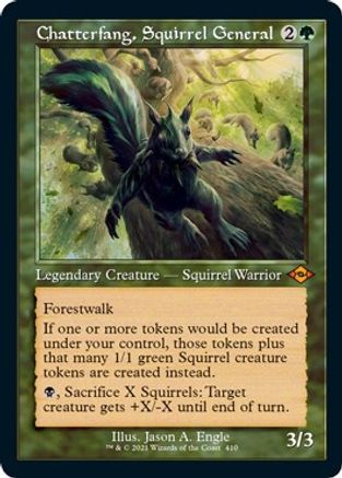 Chatterfang, Squirrel General (Retro Frame) (Foil Etched) (MH2-410) - Modern Horizons 2 Foil