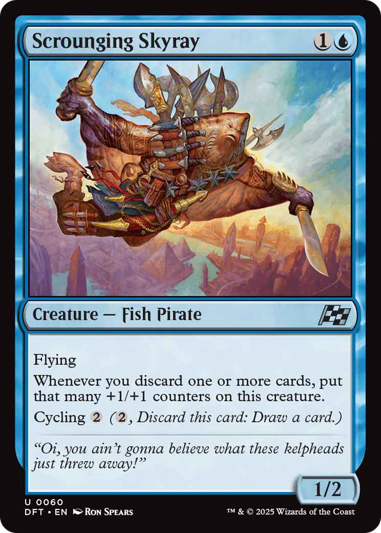 Scrounging Skyray [Aetherdrift] | Eastridge Sports Cards & Games