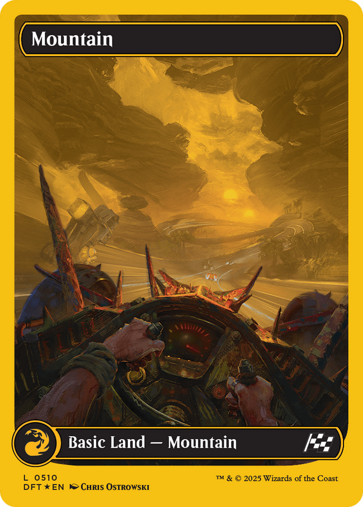 Mountain (0510) (First-Place Foil) [Aetherdrift] | Eastridge Sports Cards & Games