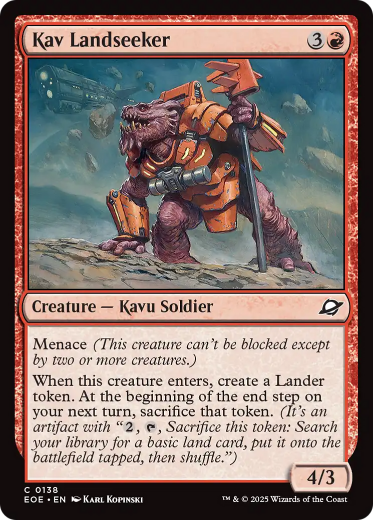 Kav Landseeker [Edge of Eternities] | Eastridge Sports Cards & Games