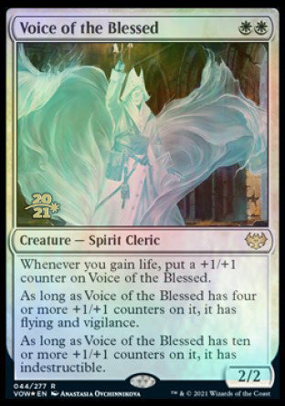 Voice of the Blessed [Innistrad: Crimson Vow Prerelease Promos] | Eastridge Sports Cards & Games