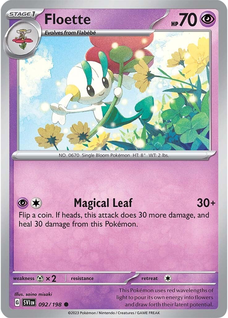 Floette (092/198) [Scarlet & Violet: Base Set] | Eastridge Sports Cards & Games