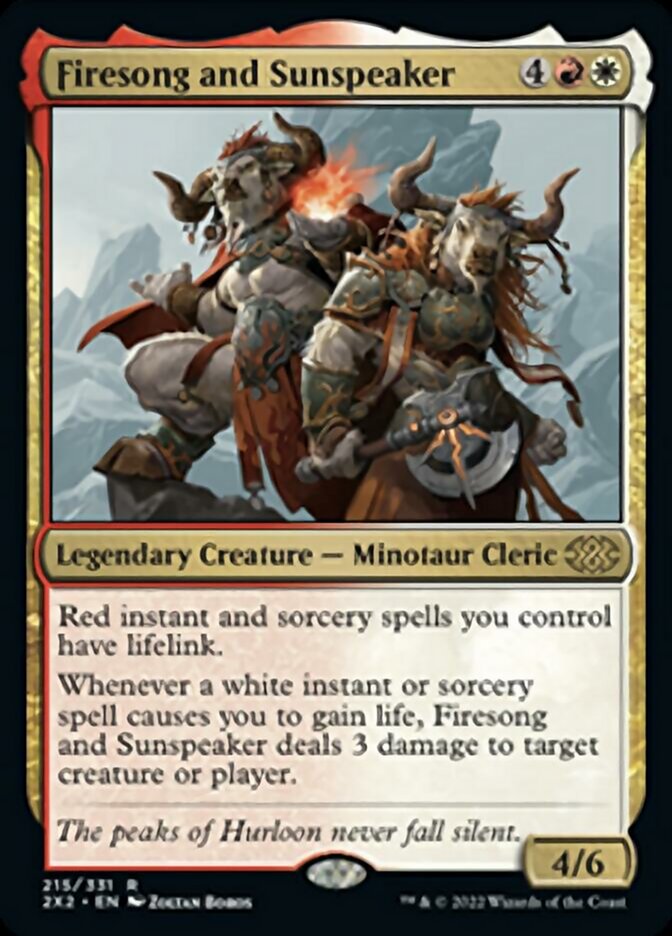 Firesong and Sunspeaker [Double Masters 2022] | Eastridge Sports Cards & Games