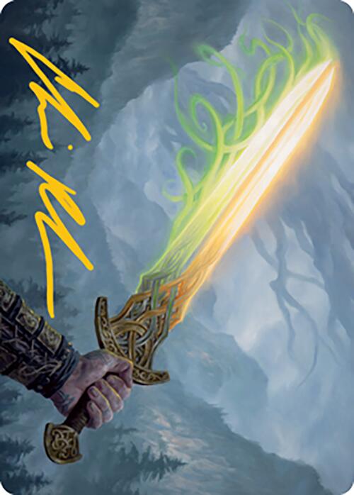 Sword of Hearth and Home Art Card (Gold-Stamped Signature) [Modern Horizons 2 Art Series] | Eastridge Sports Cards & Games