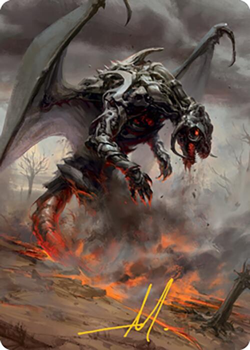 Scion of Draco Art Card (Gold-Stamped Signature) [Modern Horizons 2 Art Series] | Eastridge Sports Cards & Games