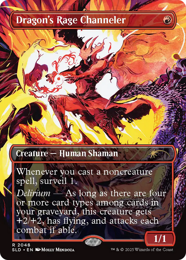 Dragon's Rage Channeler (SLD-2048) - Secret Lair Drop (Borderless)