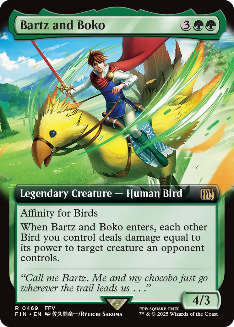 Bartz and Boko (Extended Art) [FINAL FANTASY] | Eastridge Sports Cards & Games