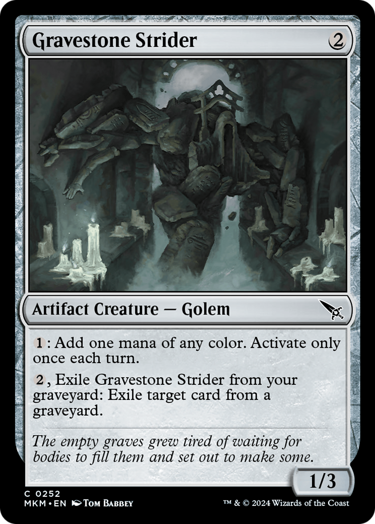 Gravestone Strider [Murders at Karlov Manor] | Eastridge Sports Cards & Games