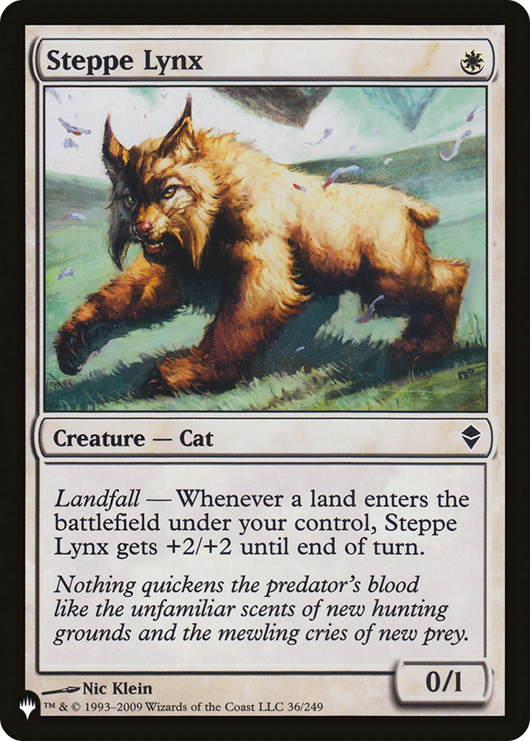Steppe Lynx [The List] | Eastridge Sports Cards & Games