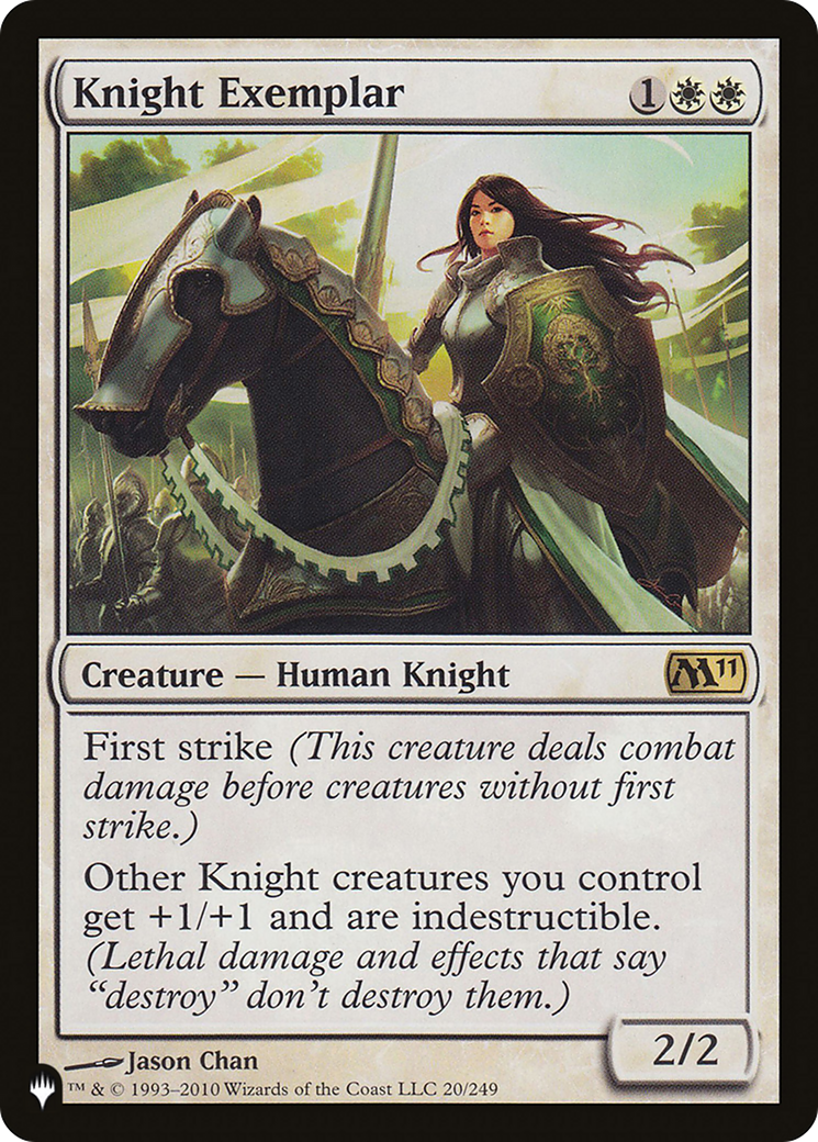 Knight Exemplar (Magic 2011) [The List] | Eastridge Sports Cards & Games