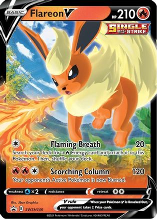 Flareon V (SWSH149) [Sword & Shield: Black Star Promos] | Eastridge Sports Cards & Games