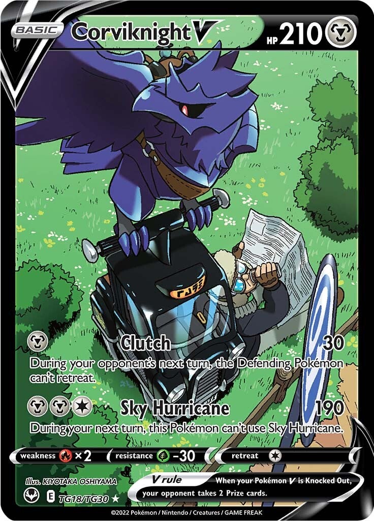 Corviknight V (TG18/TG30) [Sword & Shield: Silver Tempest] | Eastridge Sports Cards & Games