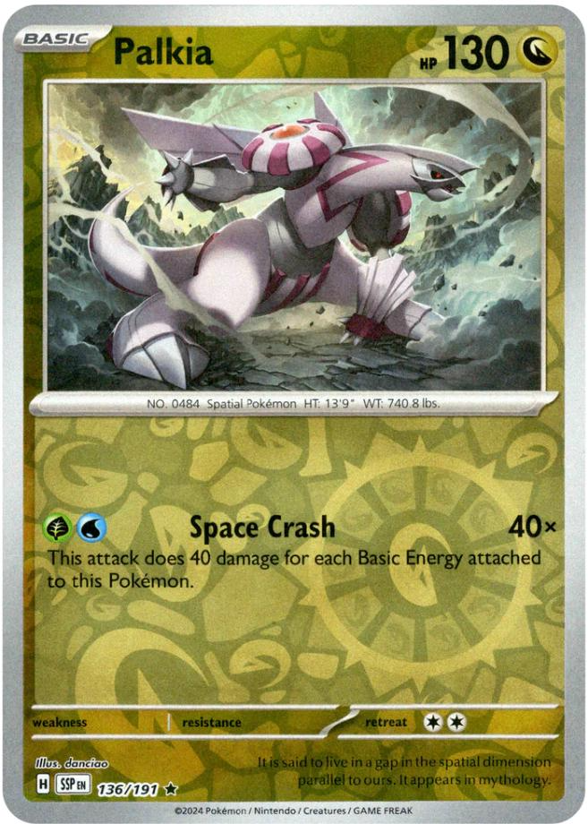 Palkia (136/191) [Scarlet & Violet: Surging Sparks] | Eastridge Sports Cards & Games