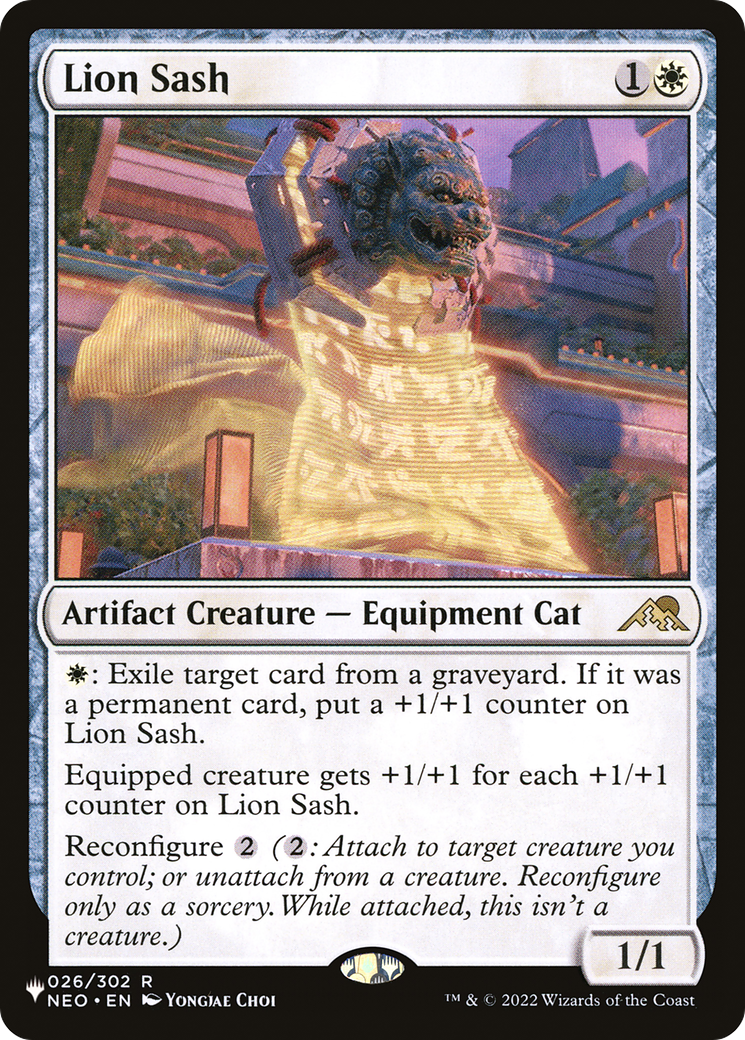 Lion Sash [The List] | Eastridge Sports Cards & Games