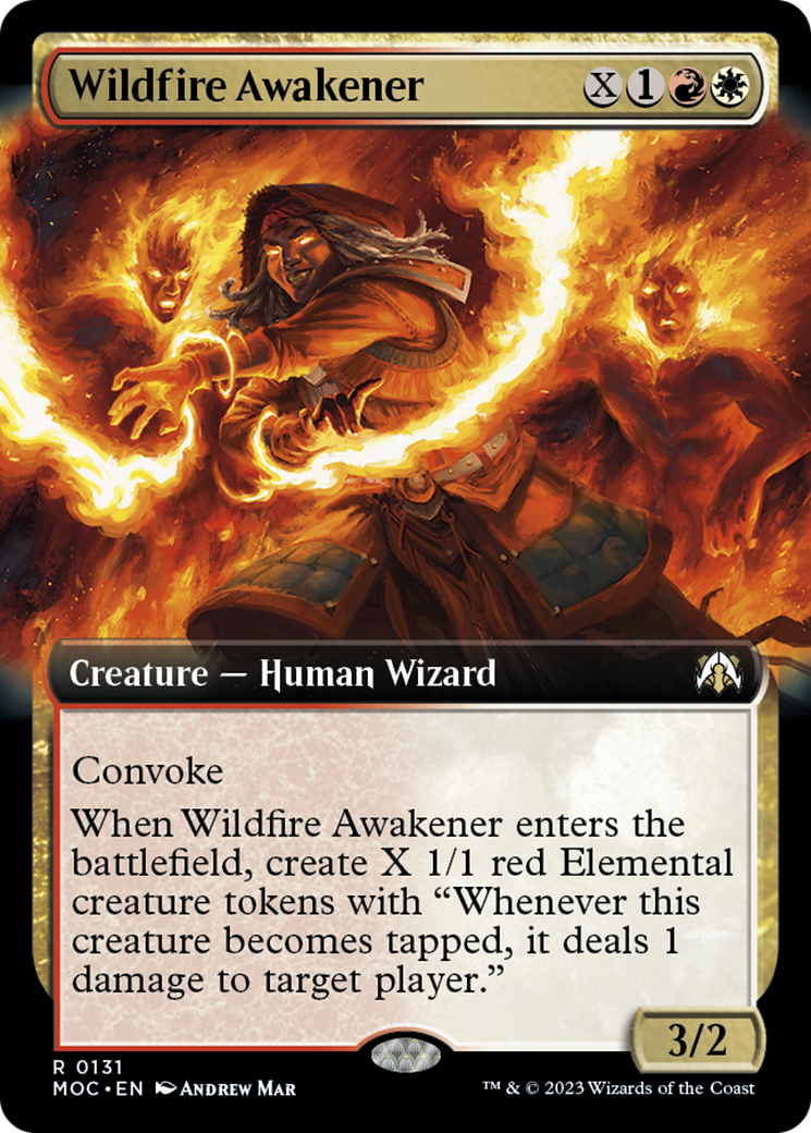 Wildfire Awakener (Extended Art) [March of the Machine Commander] | Eastridge Sports Cards & Games