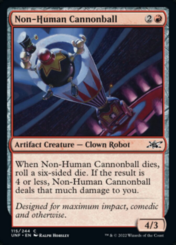 Non-Human Cannonball [Unfinity] | Eastridge Sports Cards & Games