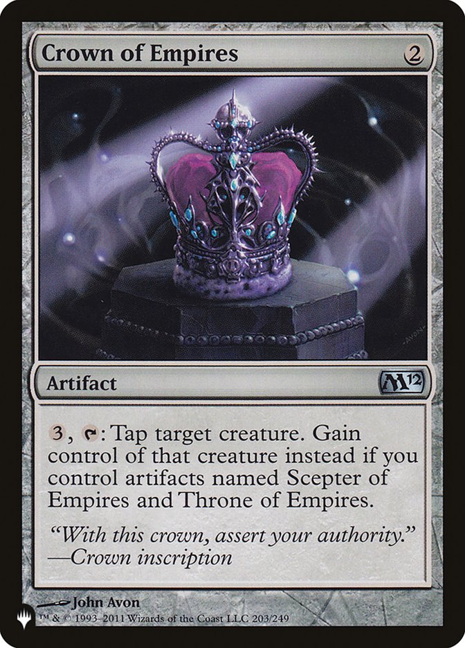 Crown of Empires [The List] | Eastridge Sports Cards & Games