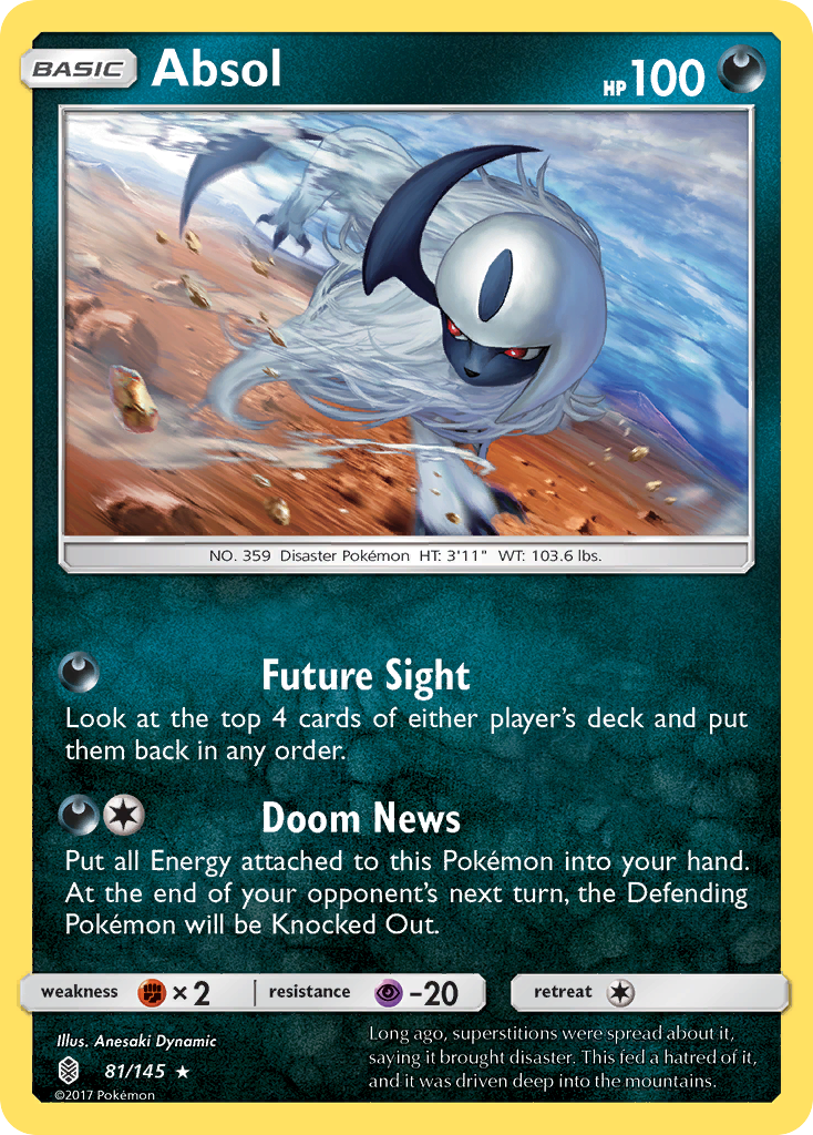 Absol (81/145) [Sun & Moon: Guardians Rising] | Eastridge Sports Cards & Games