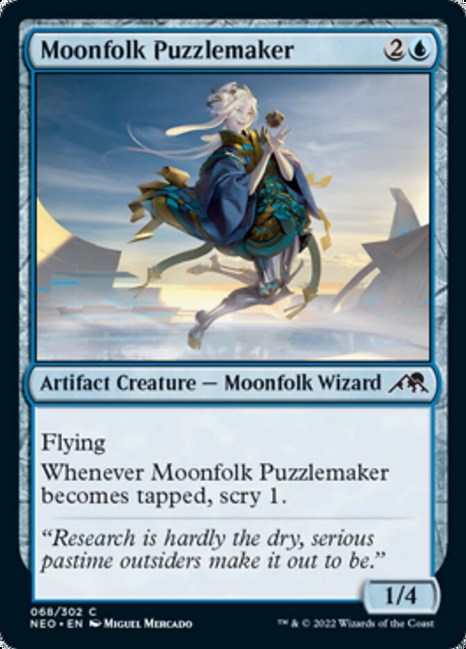 Moonfolk Puzzlemaker [Kamigawa: Neon Dynasty] | Eastridge Sports Cards & Games