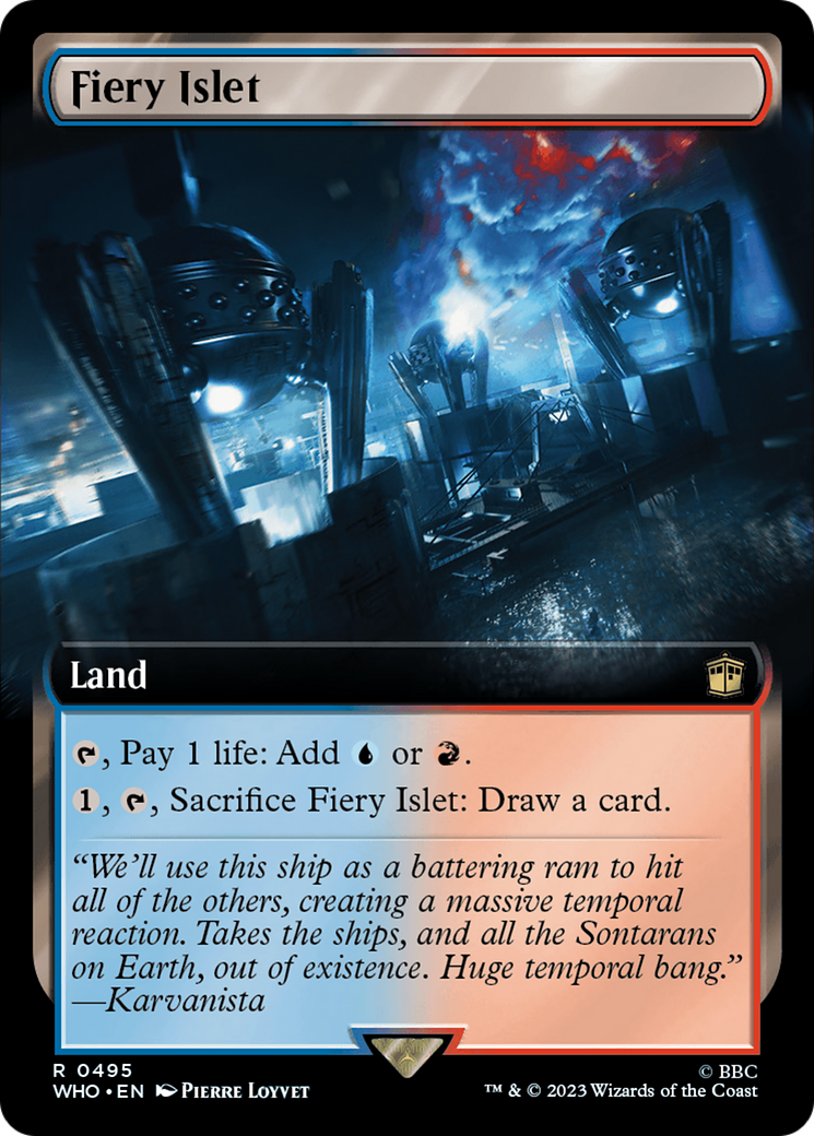 Fiery Islet (Extended Art) [Doctor Who] | Eastridge Sports Cards & Games