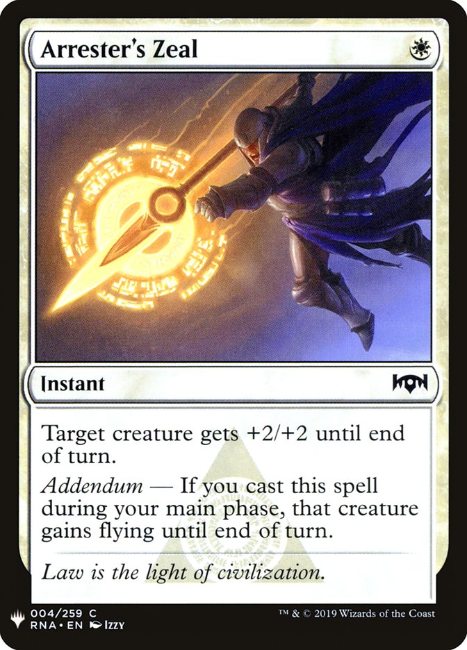Arrester's Zeal [Mystery Booster] | Eastridge Sports Cards & Games