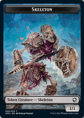 Lost Mine of Phandelver // Skeleton Double-Sided Token [Dungeons & Dragons: Adventures in the Forgotten Realms Tokens] | Eastridge Sports Cards & Games