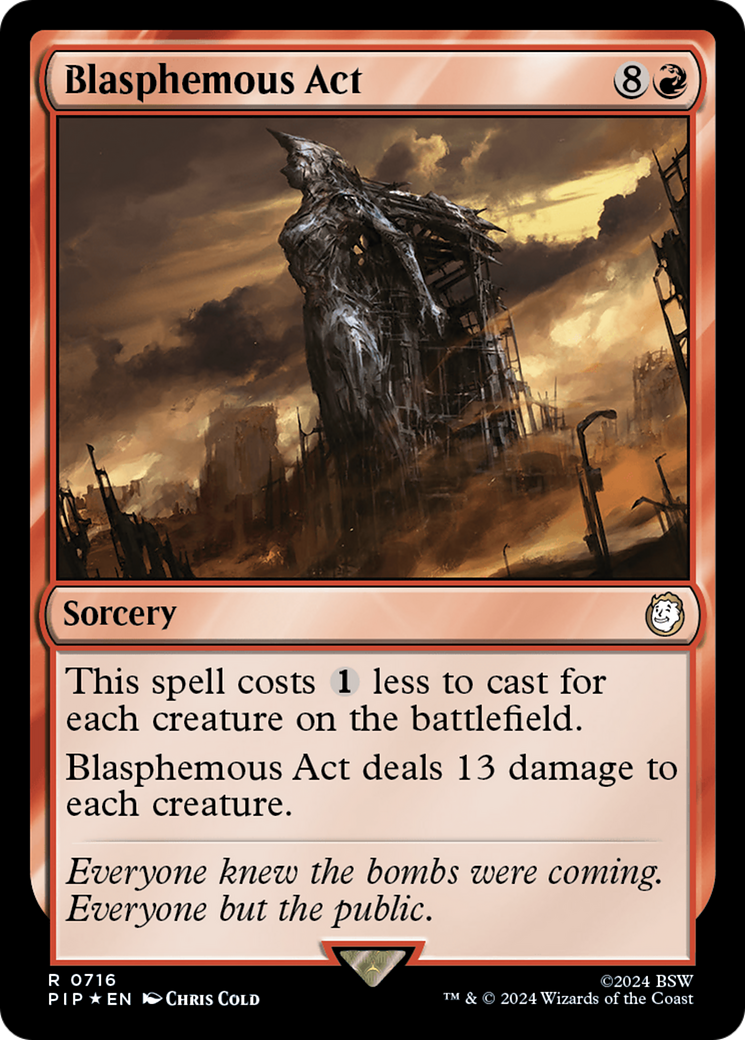 Blasphemous Act (Surge Foil) [Fallout] | Eastridge Sports Cards & Games
