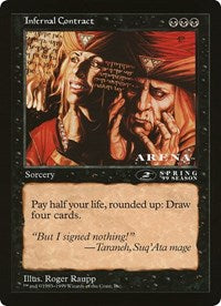 Infernal Contract (Oversized) [Oversize Cards] | Eastridge Sports Cards & Games