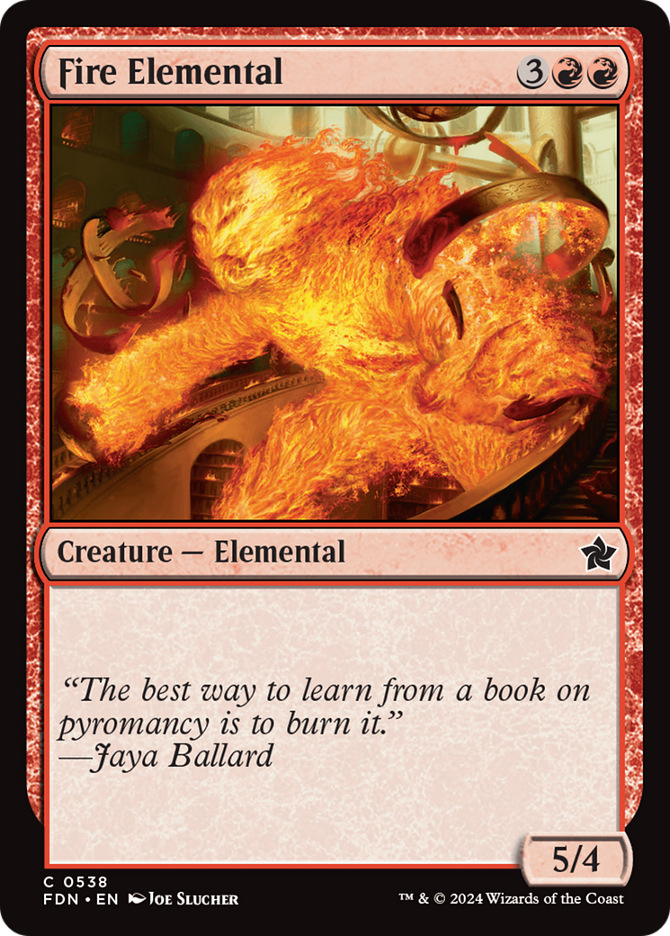 Fire Elemental [Foundations] | Eastridge Sports Cards & Games