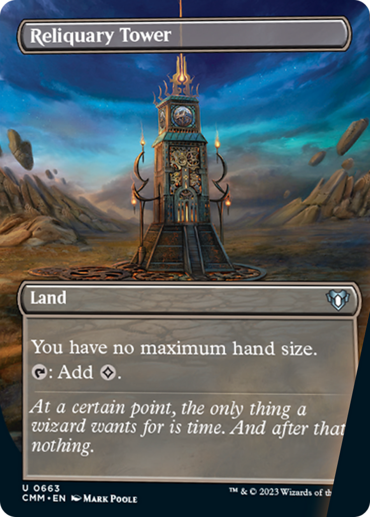 Reliquary Tower (Borderless Alternate Art) [Commander Masters] | Eastridge Sports Cards & Games