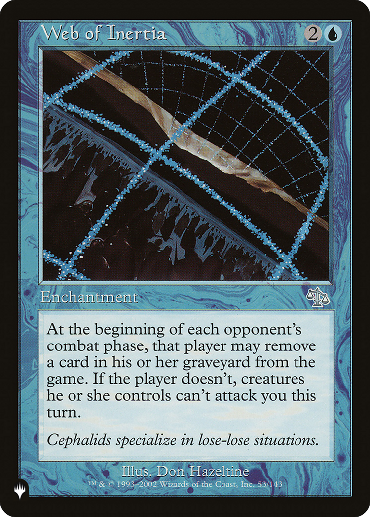 Web of Inertia [The List Reprints] | Eastridge Sports Cards & Games