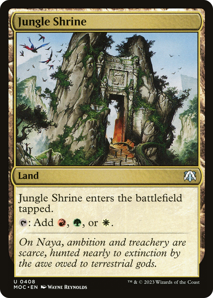 Jungle Shrine [March of the Machine Commander] | Eastridge Sports Cards & Games