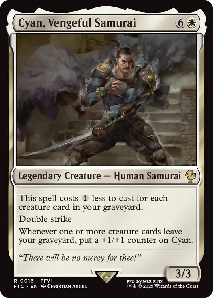 Cyan, Vengeful Samurai [FINAL FANTASY Commander] | Eastridge Sports Cards & Games