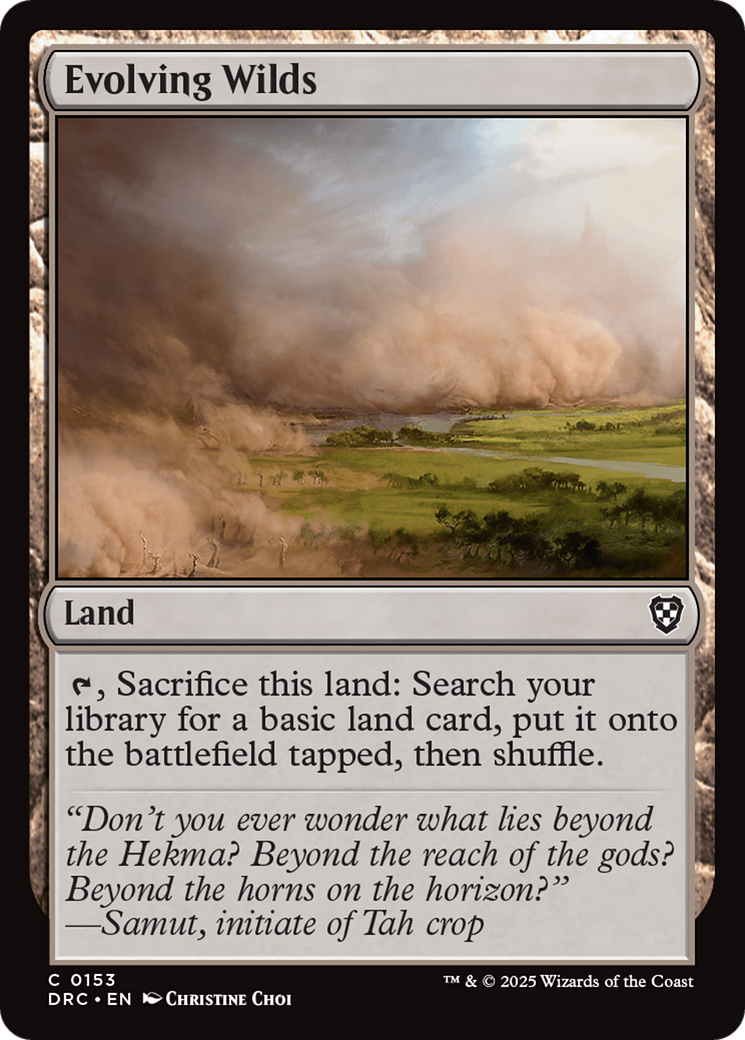 Evolving Wilds [Aetherdrift Commander] | Eastridge Sports Cards & Games